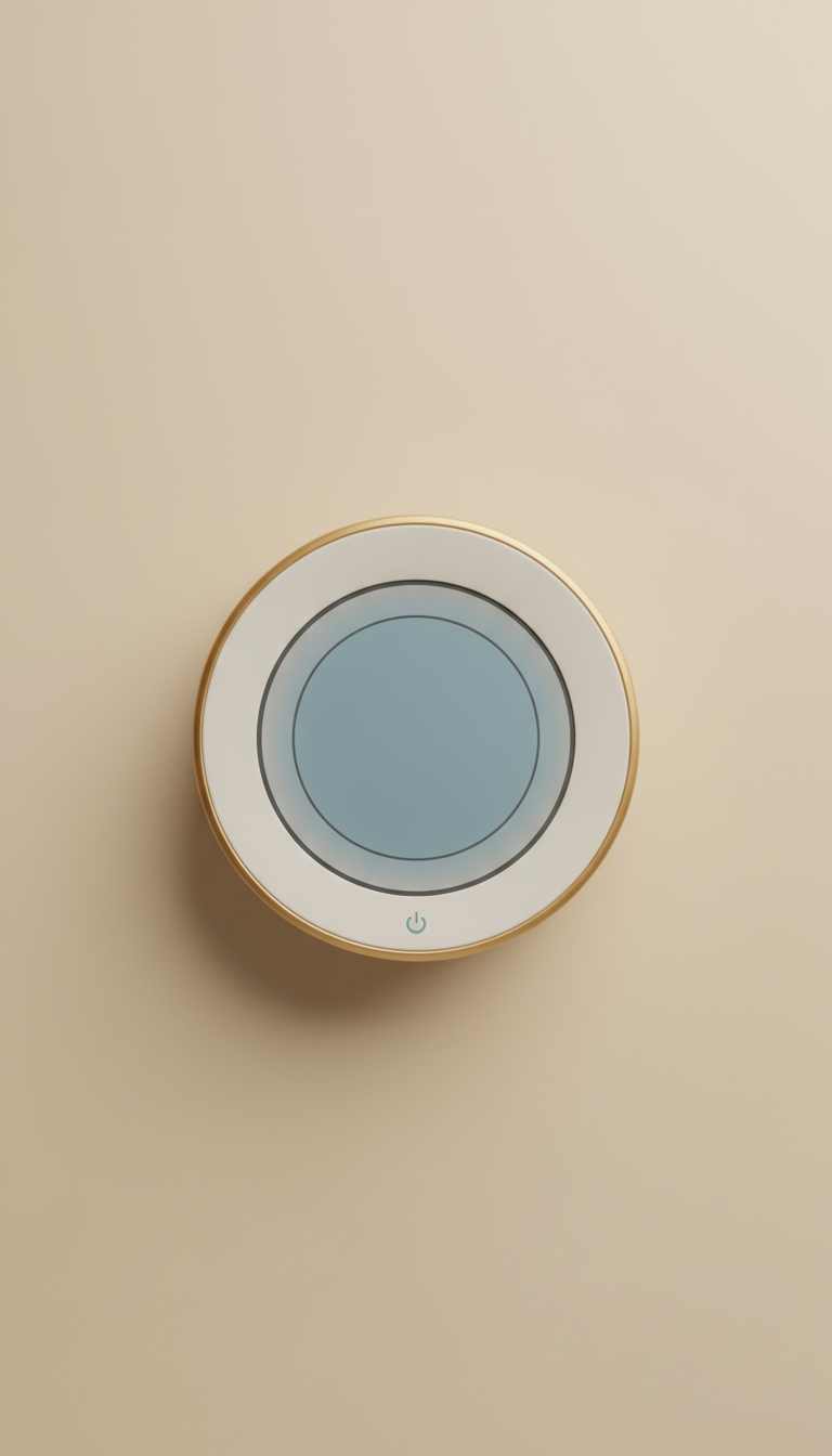 Thermostat intelligent au design minimaliste