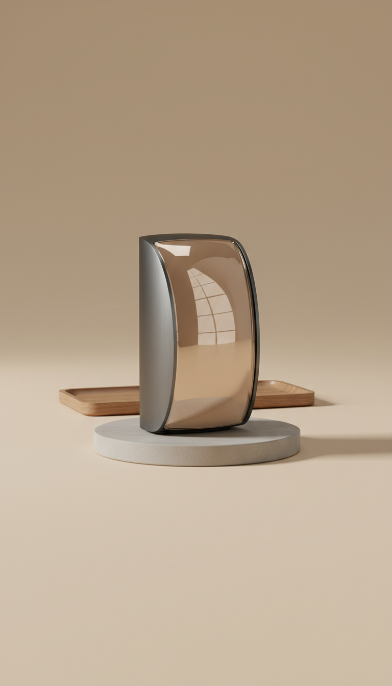 Enceinte intelligente aluminium et verre