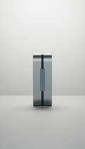 Lampe connectée aluminium mat